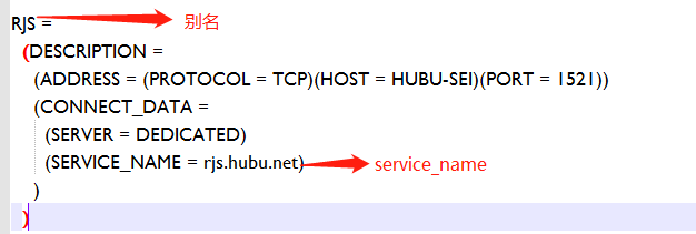 Non-clustered connection example