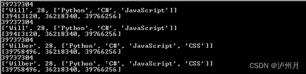 Object Assignment Output
