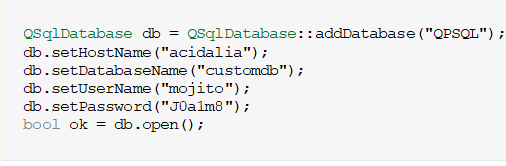 Qt SQL documentation