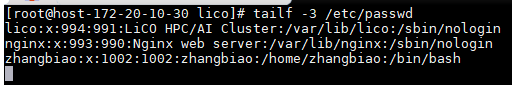 tail output