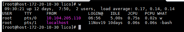 w output