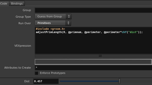 Setup example