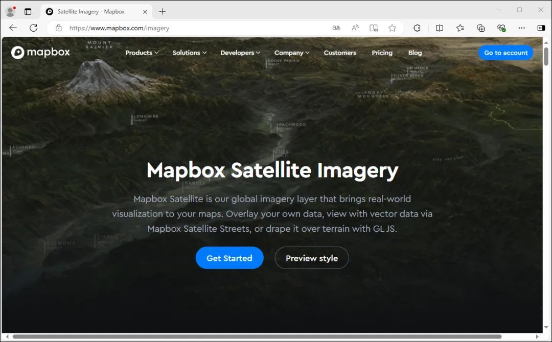 Mapbox Satellite Imagery