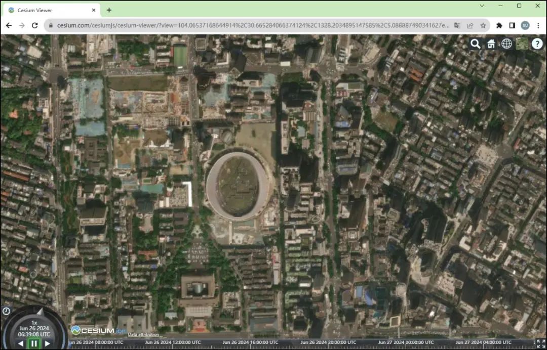 Cesium map