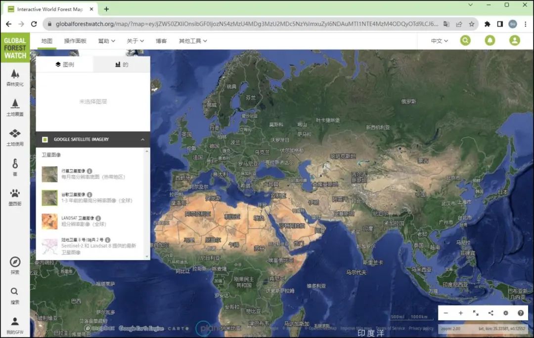 Global Forest Map