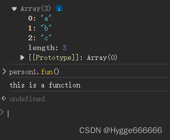 Array property