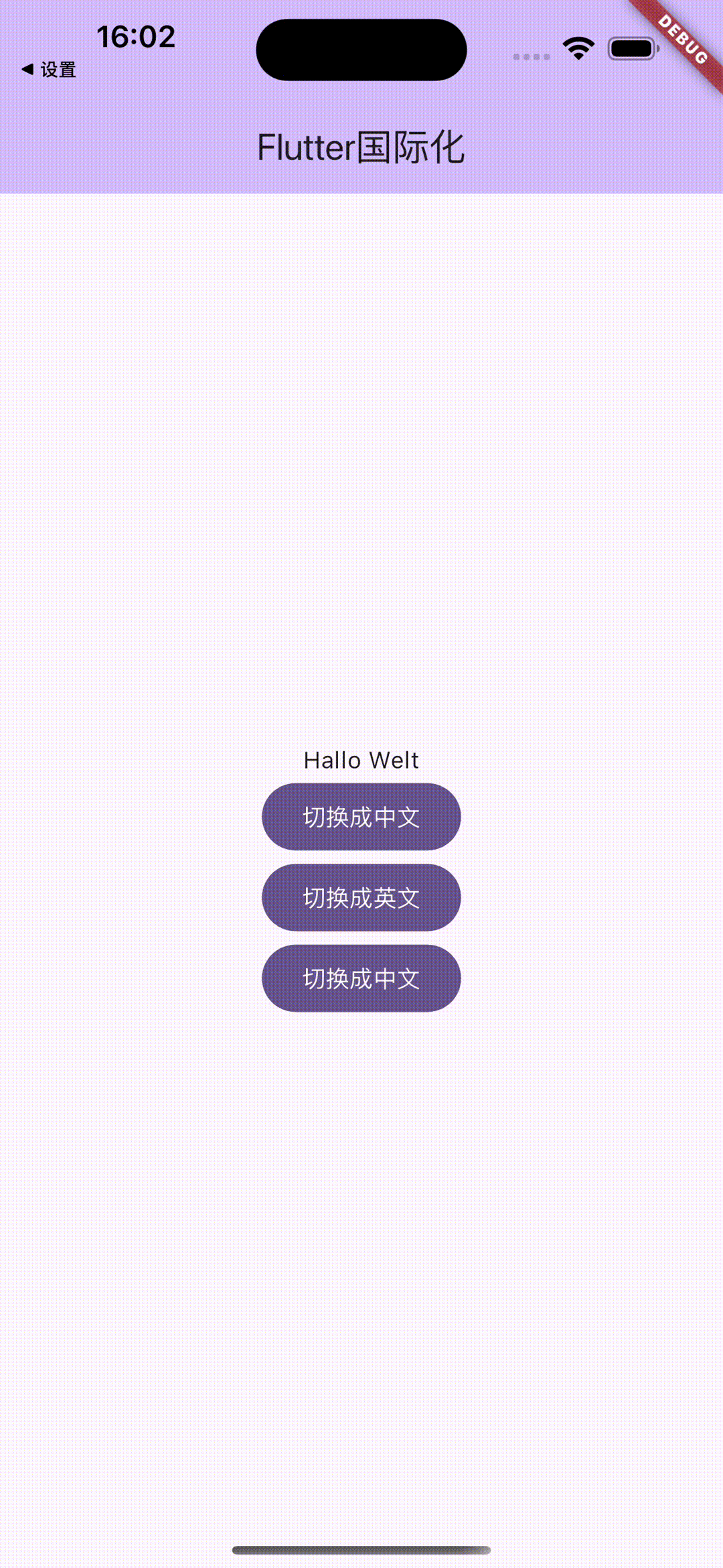 Flutter Internationalization GIF