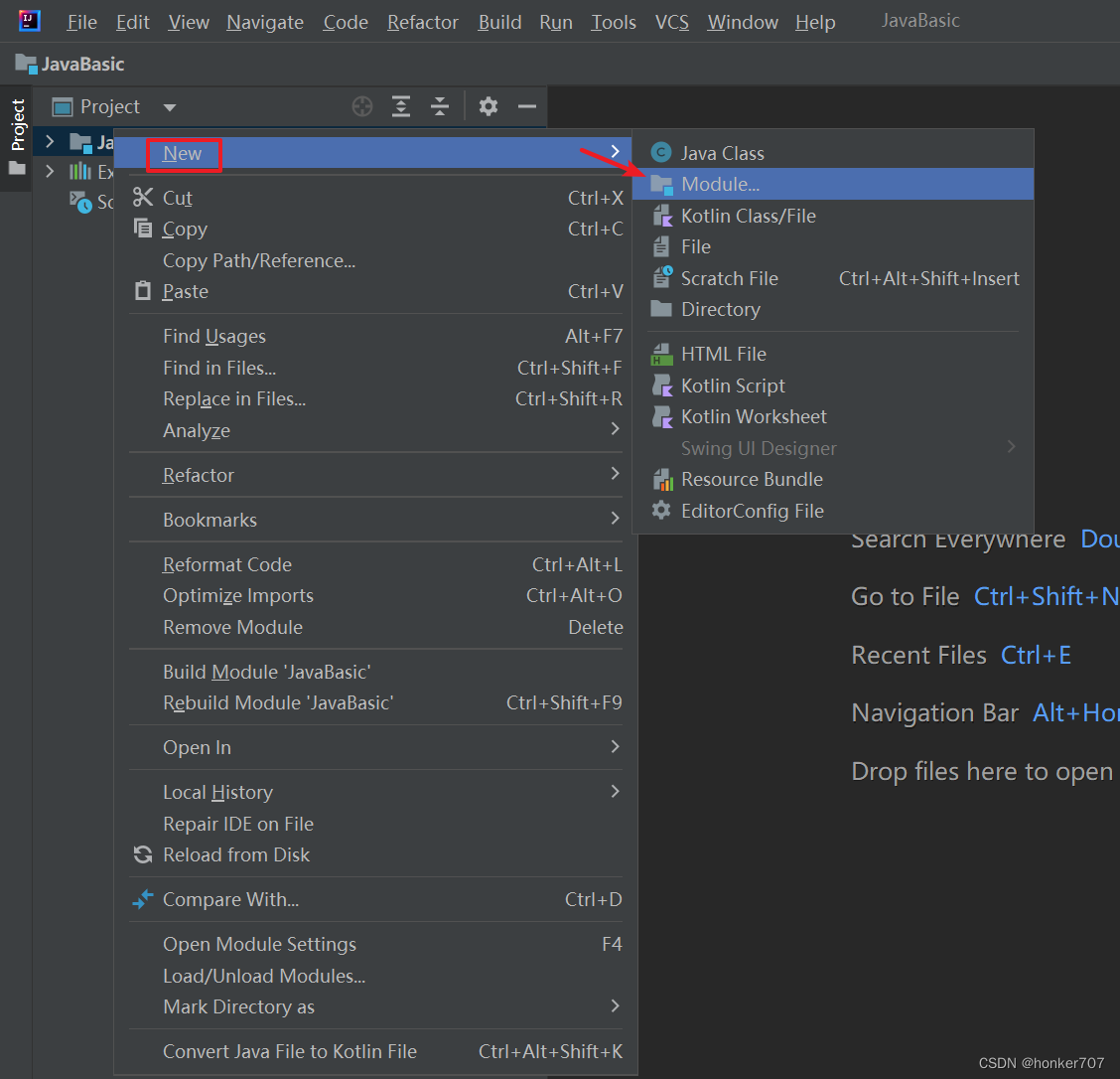 Module creation